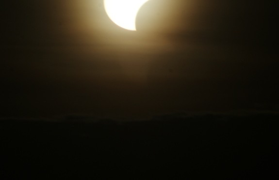 Solar Eclipse Observed from Bromo Tengger Semeru National Park